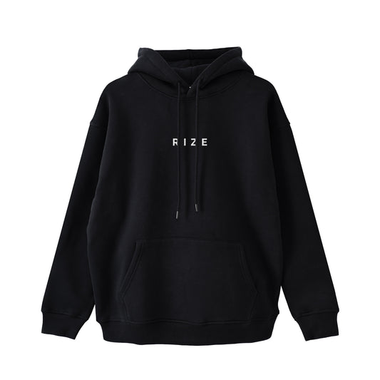 RIZE SETUP HOODIE -BLACK-