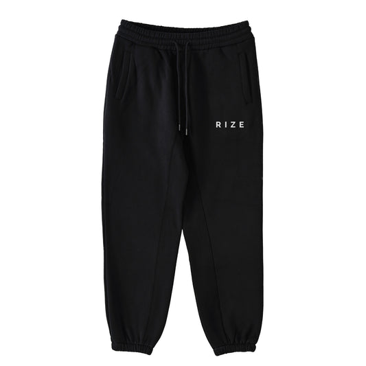 RIZE SETUP SWEAT PANTS -BLACK-