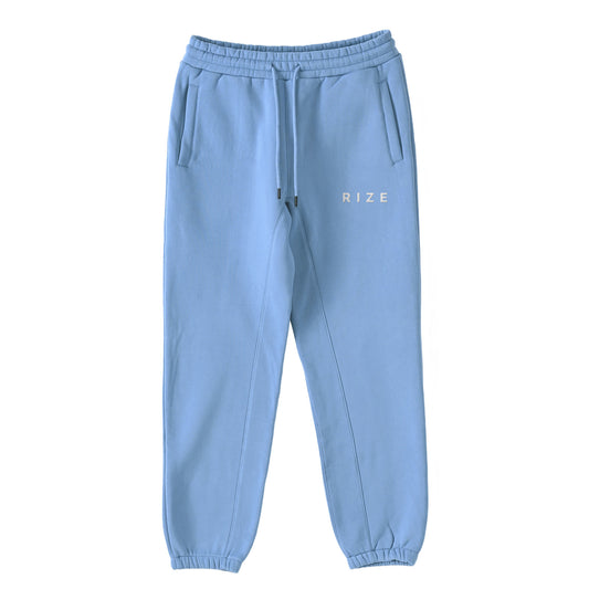 RIZE LOGO SETUP SWEAT PANTS -BLUE-