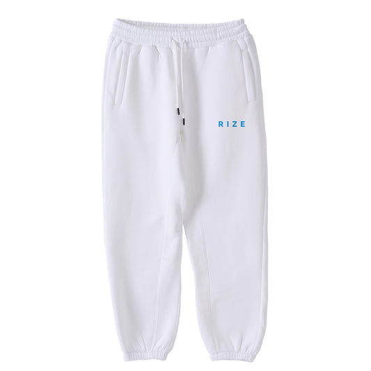 RIZE LOGO SETUP SWEAT PANT -WHITE-