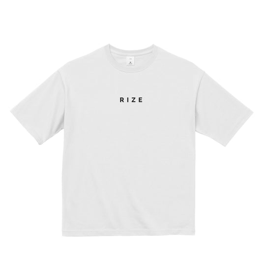 RIZE TEE -WHITE-