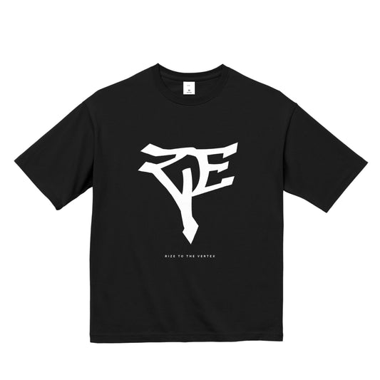 RIZE FRONT BIG LOGO TEE -BLACK-