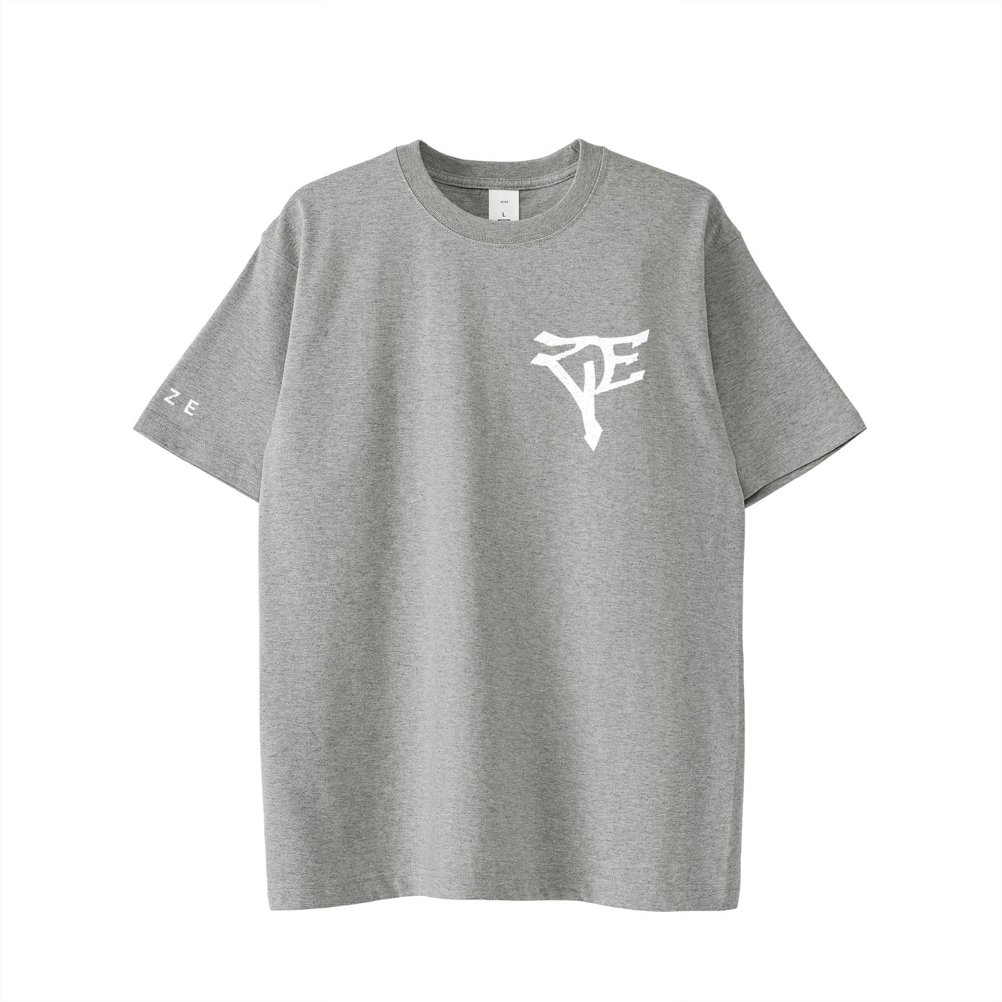 RIZE CHEST LOGO TEE -GRAY-