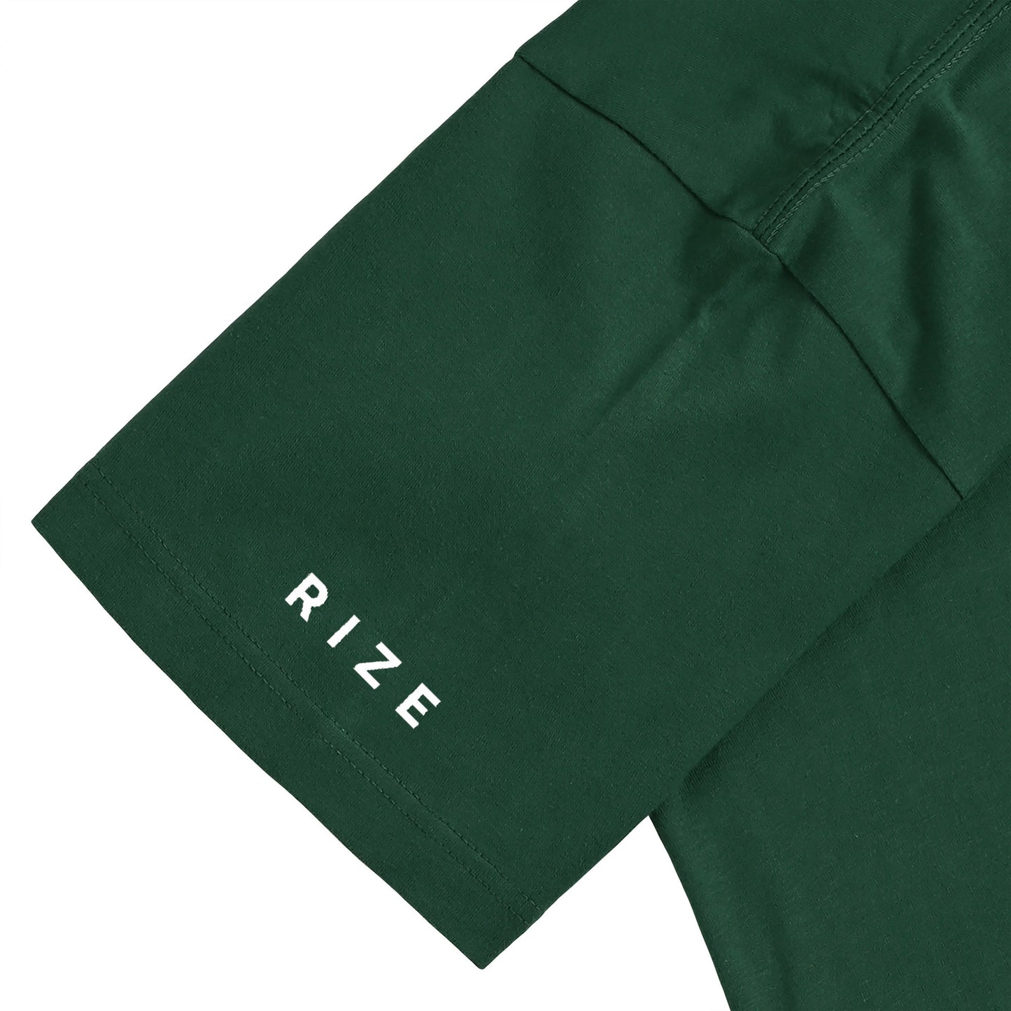 RIZE CHEST LOGO TEE -GREEN-